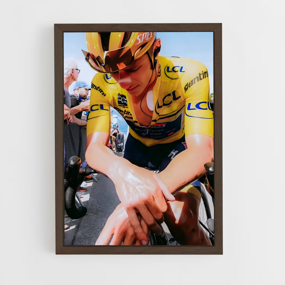 Poster Le Champion Jaune – affiche Cyclisme (vue 5)